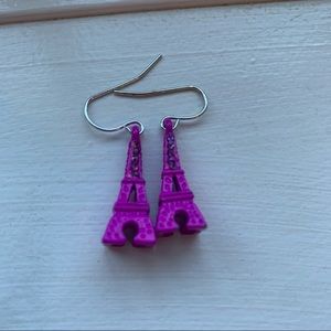 Paris Eiffel Tower Dangle Earrings Claire’s